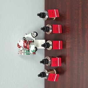 Bath & Body Works SANTA'S SCOOTER Wallflower Plug + 5 Piece Wallflower Bundle